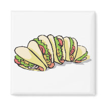 tacos magnets by doonidesigns tacos magnets