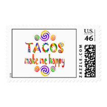 Tacos Make Me Happy Postage