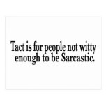 Tact Sacastic Postcard