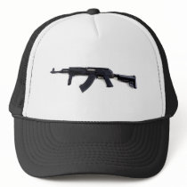 Tactical AK47 Assault Rifle Left Profile Mesh Hats