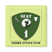 Tactical Squirrel Team Magnet
