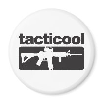 Tacticool - Black Refrigerator Magnets