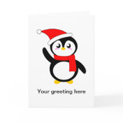 Tad the Snuggly Penguin Cards