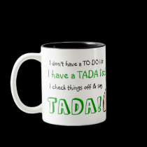 TADA List mugs