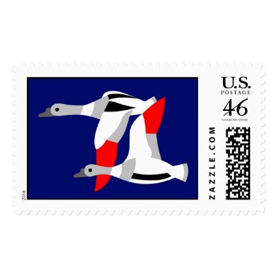 Tadorna, tadorna postage stamp by lonvig