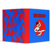 Tae Kwon Do Boy School Binder Scrapbook Album by MartialArtsParty Tae Kwon Do Boy School Binder Scrapbook Album
