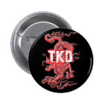 Tae Kwon Do Dragon Button