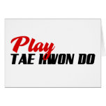 Tae Kwon Do Greeting Card