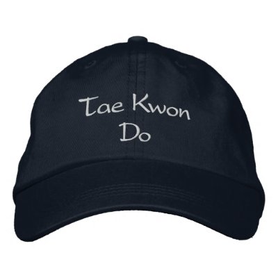 Tae Kwon Do Hat Embroidered Hats Tae Kwon Do Hat Embroidered Hats