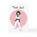 Tae Kwon Do Princess Thank You Cards by MartialArtsParty Tae Kwon Do Princess Thank You Cards