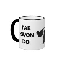 Tae Kwon Do Ringer Mug by KitaJin Tae Kwon Do Ringer Mug