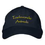 Taekwondo Animals Hat Embroidered Baseball Cap