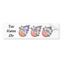 Taekwondo Bumper Sticker bumper stickers by redordead Taekwondo Bumper Sticker bumper stickers