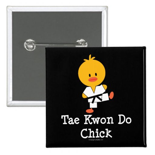 Taekwondo Chick Button