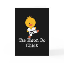 Taekwondo Chick Greeting Card