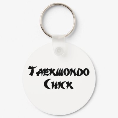 Taekwondo Chick Key Chain by Birthdaybash