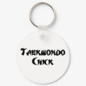 Taekwondo Chick keychains