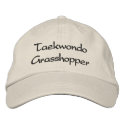 Taekwondo Grasshopper Baseball Cap embroideredhat