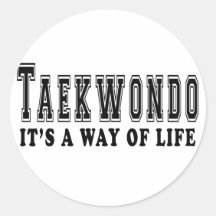 Taekwondo It's way of life Stickers