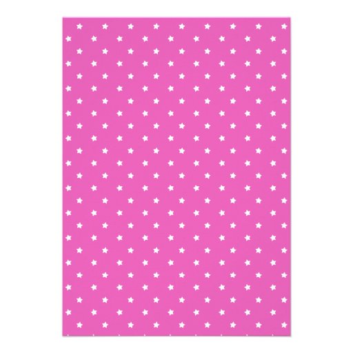Taekwondo Karate Pink Stars Girl Birthday Announcements