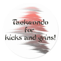 Taekwondo Kicks and Grins stickers by loraseverson Taekwondo Kicks and Grins stickers