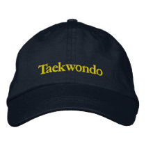 Taekwondo Navy Baseball Cap embroidered hats