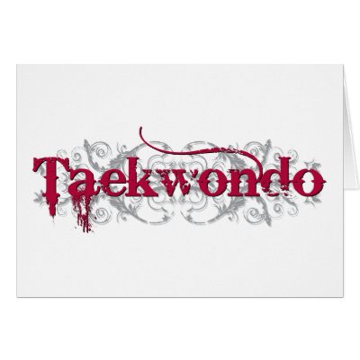 Taekwondo Red Cards by