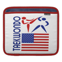 Taekwondo United States Sleeves For iPads