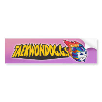 TAEKWONDOGGS BUMPER STICKER bumper stickers by palmagick06 TAEKWONDOGGS BUMPER STICKER bumper stickers