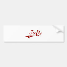 Taft California Classic Design Bumper Sticker