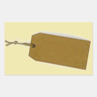 tag rectangular sticker