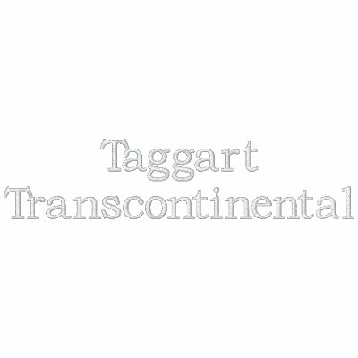Taggart Transcontinental Embroidered Hooded Sweatshirt by Murphie82