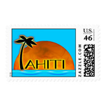 Tahiti Postage Stamp
