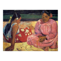 'Tahitian Women on the Beach' - Paul Gauguin Print