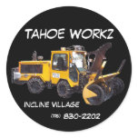 Tahoe Workz llc Snow Removal Services Sticker
