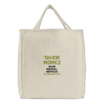 Tahoe Workz Llc Snow Removal Services Tote Bag embroidered bags by TahoeWorkz Tahoe Workz Llc Snow Removal Services Tote Bag embroidered bags