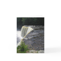 Tahquamenon Upper Falls Notecard by julie_winn Tahquamenon Upper Falls Notecard