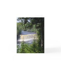 Tahquamenon Upper Falls Notecard by julie_winn Tahquamenon Upper Falls Notecard
