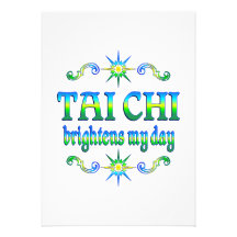 Tai Chi Brightens Custom Announcements
