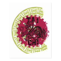 Tai Chi Dragon Post Cards