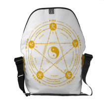 Tai Chi Messenger Bag - Yellow Earth