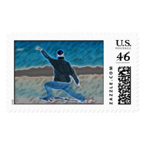 Tai Chi on the Beach Stamp
