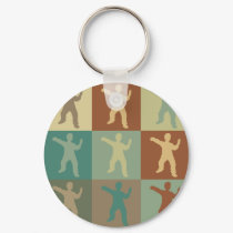 Tai Chi Pop Art keychains