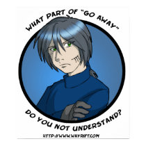 Tai "Go Away" Poster posters