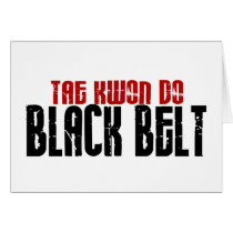 Tai Kwan Do Black Belt Karate Cards