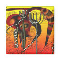 Tail and tridents magnets