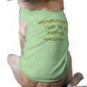 Tail is a Lethal Weapon pet clothing