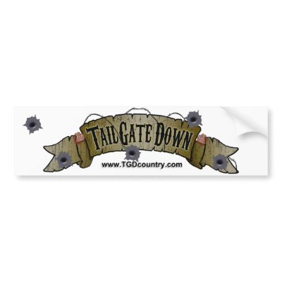 Tailgate Down Bumper Sticker by dbturner
