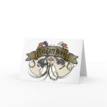 Tailgate Down Greeting Cards