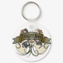 Tailgate Down Key Chain keychains